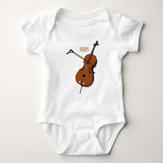 Cello-afbeelding cartoon romper (Voorkant)