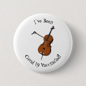 Cello-afbeelding cartoon ronde button 5,7 cm (Voorkant)