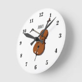 Cello-afbeelding cartoon ronde klok (Hoek)