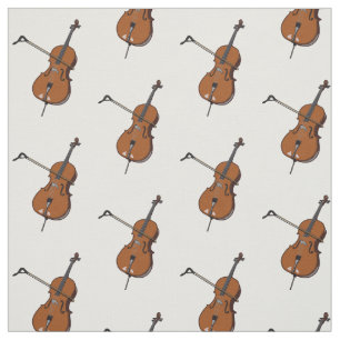 Cello-afbeelding cartoon stof