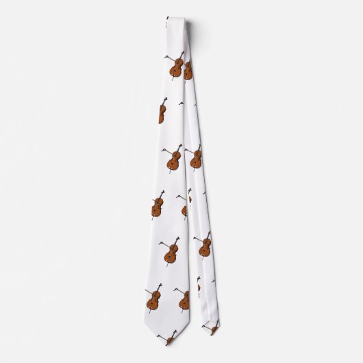 Cello-afbeelding cartoon stropdas (Voorkant)