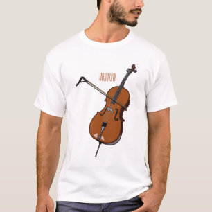 Cello-afbeelding cartoon t-shirt