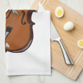 Cello-afbeelding cartoon theedoek (Quarter Fold)