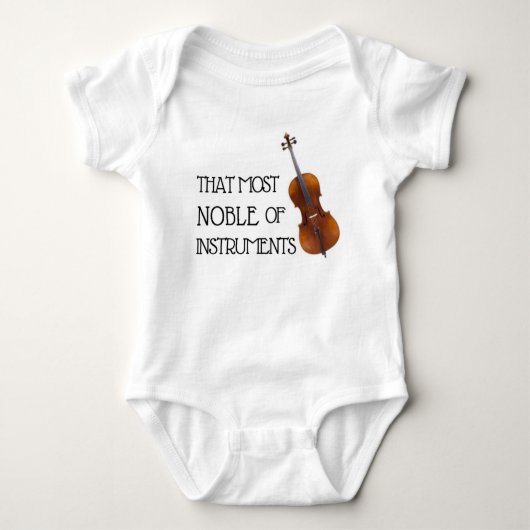 Cello Baby Bodysuit (Voorkant)
