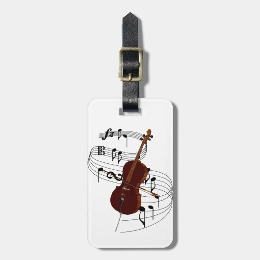 Cello Bagagelabel (Voorkant verticaal)