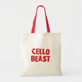 Cello Beast Totebag Tote Bag (Voorkant)
