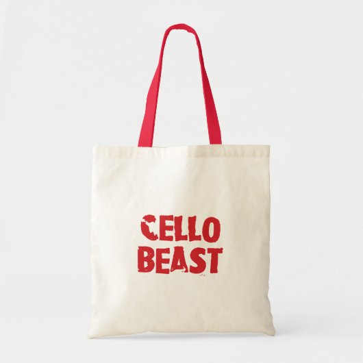 Cello Beast Totebag Tote Bag (Voorkant)