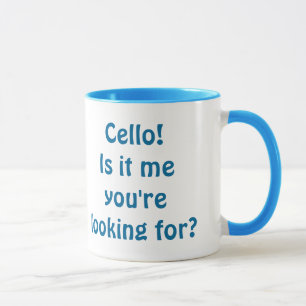 Cello! Ben ik het waar je naar op zoek bent? Mok