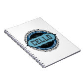 Cello Best Music Note Circle Notitieboek (Rechterzijde)