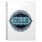 Cello Best Music Note Circle Notitieboek (Voorkant)