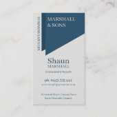 Cello Blue Stylish Executive Corporate  Visitekaartje (Voorkant)