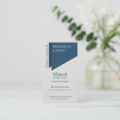 Cello Blue Stylish Executive Corporate  Visitekaartje (Staand voorkant)