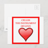 CELLO BRIEFKAART (Voorkant / Achterkant)