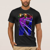 Cello-brug met Fibonacci-spiraal T-shirt (Voorkant)