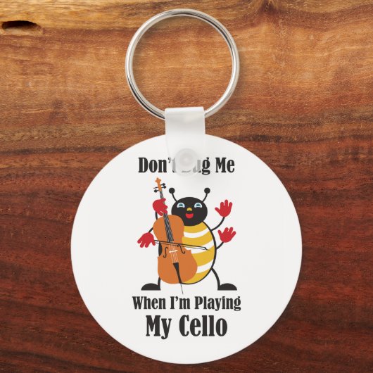 Cello Bug Sleutelhanger (Voorkant)