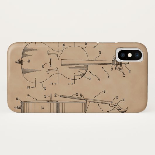 Cello Case-Mate iPhone Case (Achterkant (horizontaal))
