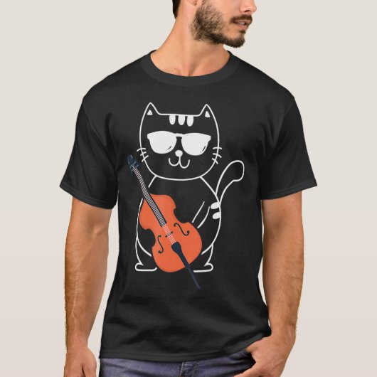 Cello Cat Orchestra Classical Music Cellist Cello T-shirt (Voorkant)