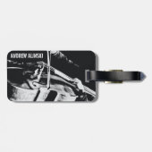 Cello, cellist, contrabas Bagagelabel (Achterkant horizontaal)