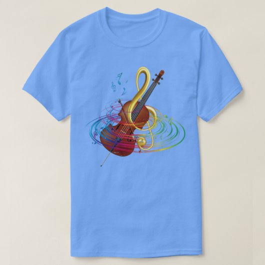 Cello Cellist T-shirt (Design voorkant)