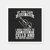 Cello Cellist Violoncello Servet (Voorkant)