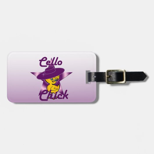 Cello Chick #9 Bagagelabel (Voorkant horizontaal)