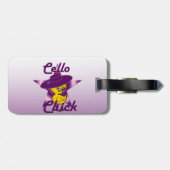 Cello Chick #9 Bagagelabel (Achterkant horizontaal)