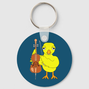 Cello Chick Sleutelhanger