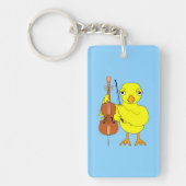 Cello Chick Sleutelhanger (Voorkant)