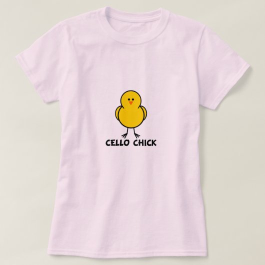 Cello Chick T-shirt (Design voorkant)