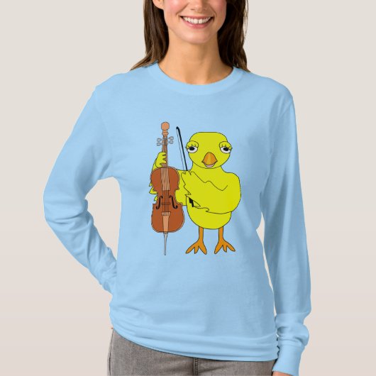 Cello Chick T-shirt (Voorkant)
