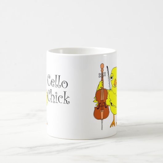 Cello Chick Tekst Koffiemok (Center)
