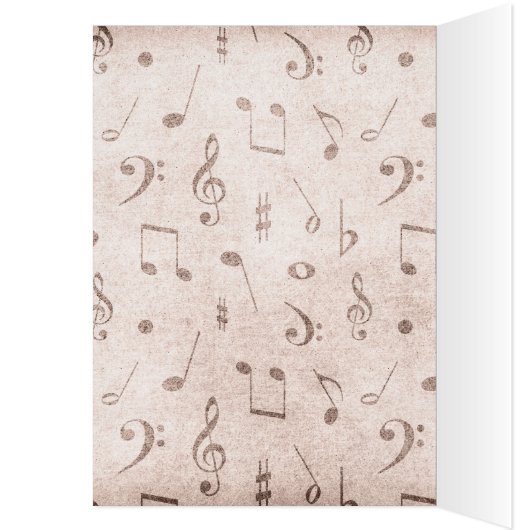 Cello Chops  muzikant Sepia Blank (Binnen (Links))