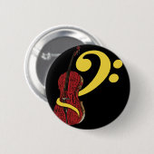 Cello Clef Button (Voorkant /achterkant)