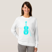 Cello - Cyaan T-shirt (Voorkant volledig)