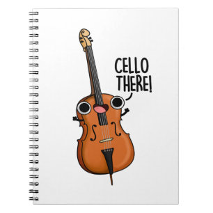 Cello Daar Cute Music Pun Notitieboek