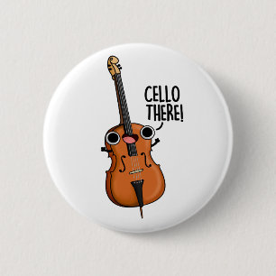 Cello Daar Cute Music Pun Ronde Button 5,7 Cm