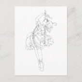 Cello Dance Briefkaart (Voorkant)