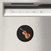 "Cello" design geschenken en producten Magneet (Insitu (Vaatwasser))