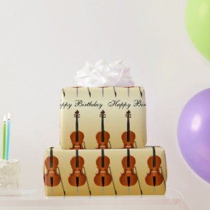 Cello Design Verjaardag Cadeaupapier