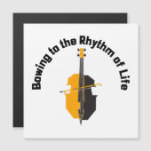 Cello die buigt naar het ritme van het leven (Voorkant / Achterkant)