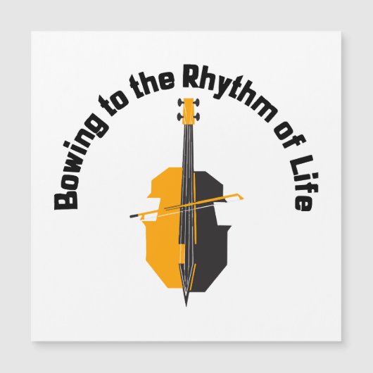 Cello die buigt naar het ritme van het leven (Voorkant)
