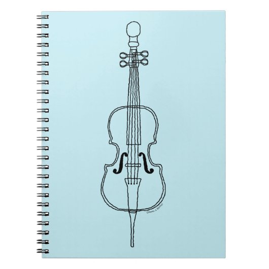 Cello Drawing Notitieboek (Voorkant)