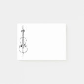 Cello Drawing Post-it® Notes (Voorkant)