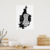 Cello en componisten poster (Keuken)