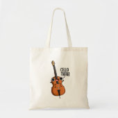 Cello Er Grappige Muziek Pun Tote Bag (Voorkant)