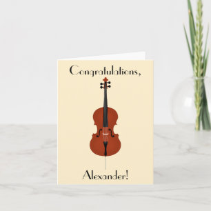 Cello Felicitatiekaart met Vouw Kaart