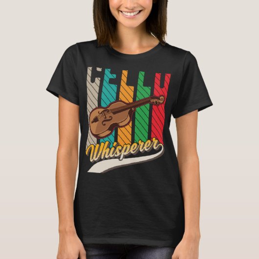 Cello fluisteraar cello speler cellist t-shirt (Voorkant)