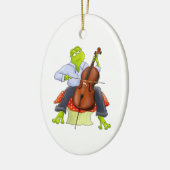 Cello Frog Ornament (Links)