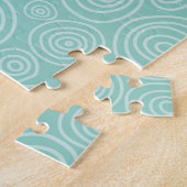 Cello Fun Turquoise Swirl Music Legpuzzel (Zijkant)