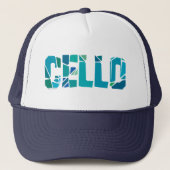 Cello gebarsten trucker pet (Voorkant)